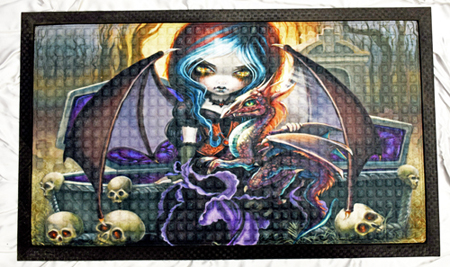 Vampire Dragonling Door Mat